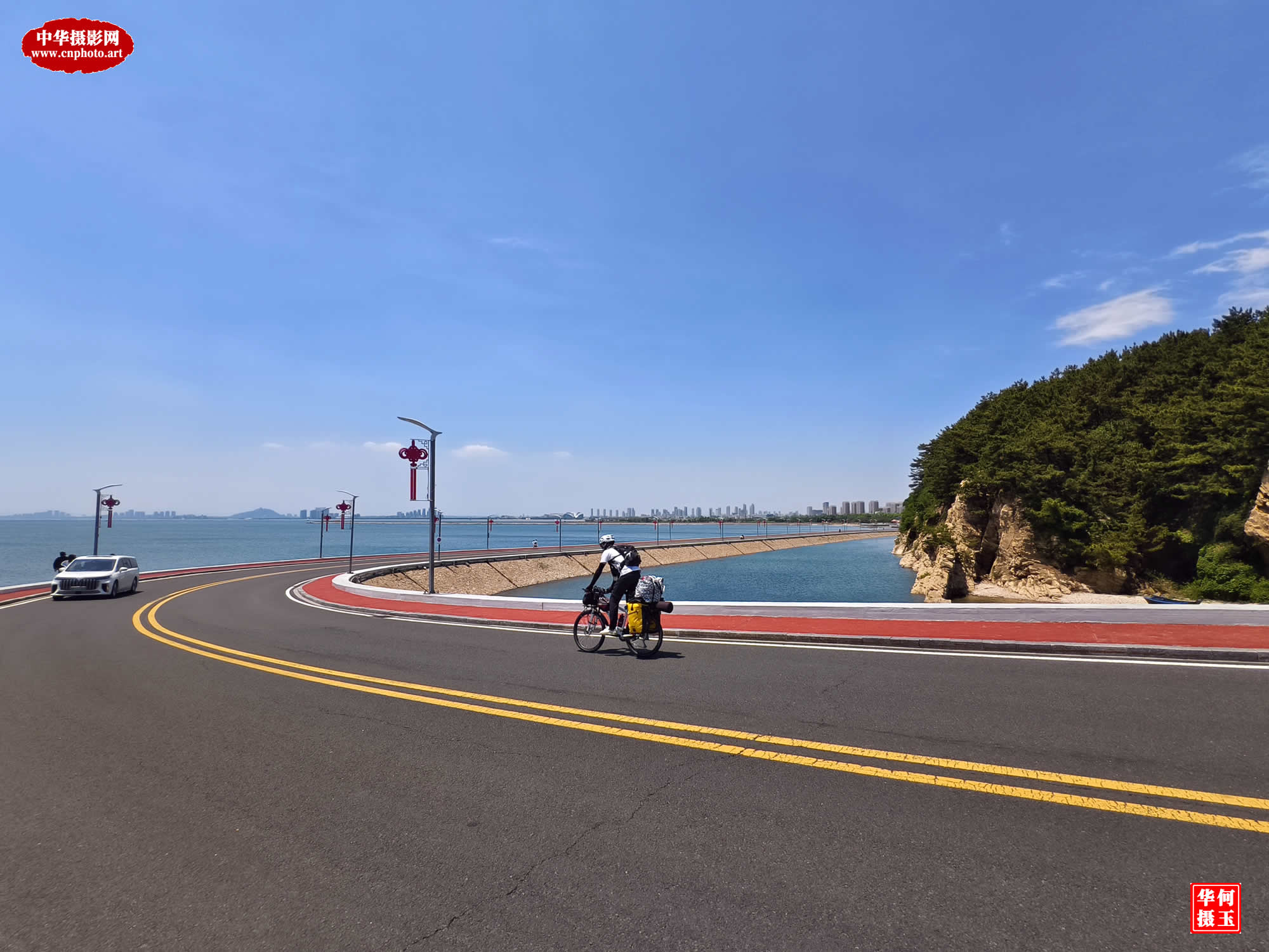 美丽的海景公路/湖南岳阳 何玉华