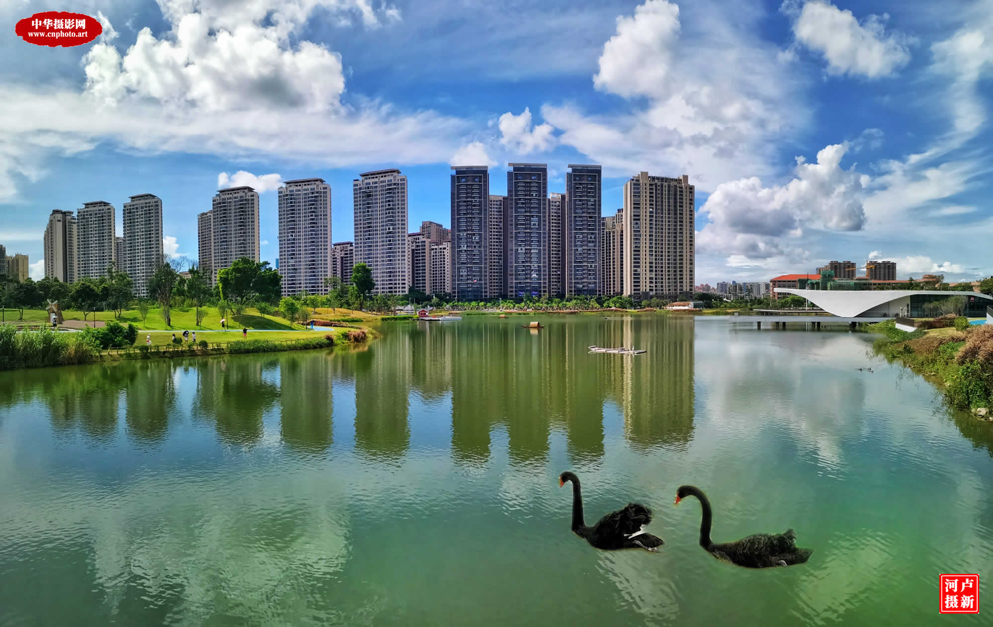 美丽的香山湖——珠海人的后花园/广东珠海 卢新河